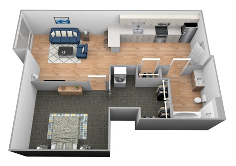 Pine Creek Floor Plan at Shakopee Flats, Minnesota, 55379